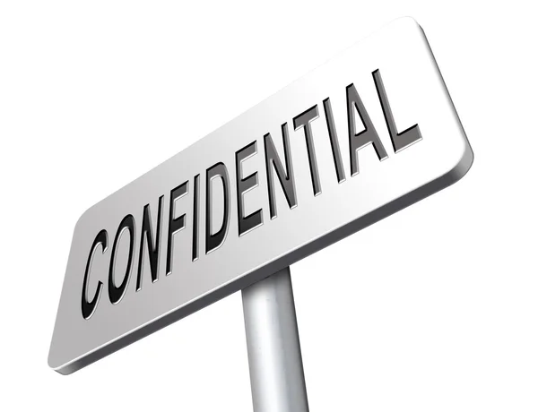 Confidential top secret — Stock Photo, Image