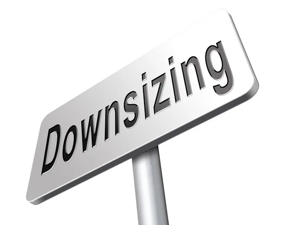 Downsizing bränning arbetstagare — Stockfoto