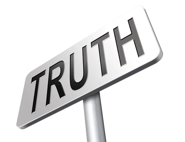 Verdade seja honesto — Fotografia de Stock