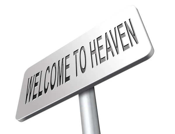 Willkommen im Himmel — Stockfoto