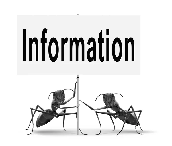 Informazioni o info sign — Foto Stock