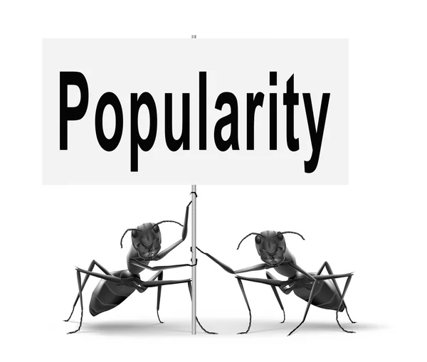 Popularity fame and famous — Stock Photo, Image