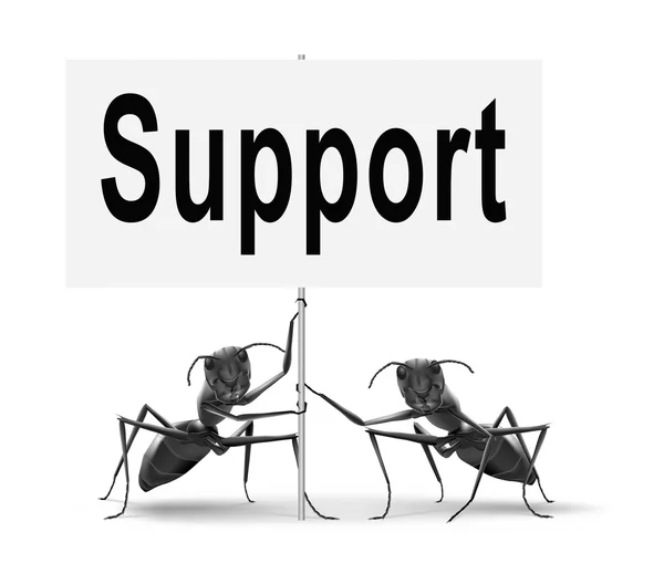 Support desk icon — Stock Photo, Image