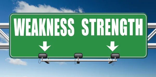 Strength or weakness — Stock Photo, Image