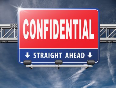 gizli, yol işareti billboard.