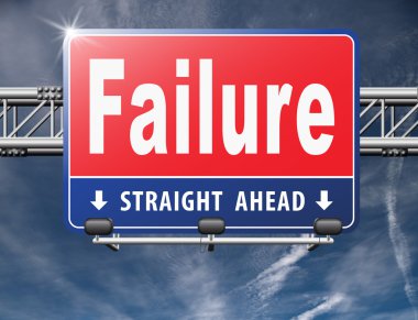başarısızlık, yol işareti billboard
