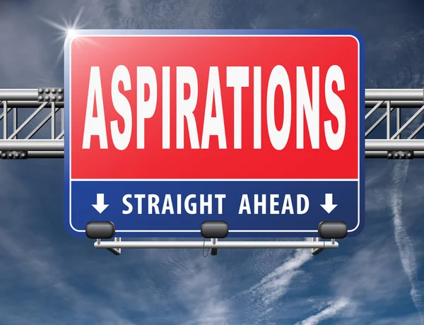Aspirations and future goals — Stock Photo, Image