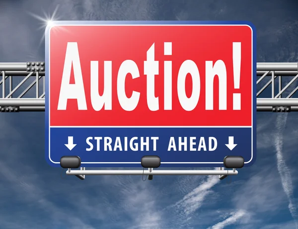 Online auktion sälja — Stockfoto