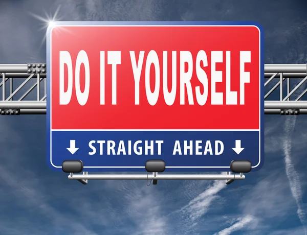 Faça você mesmo, auto-desenvolvimento . — Fotografia de Stock