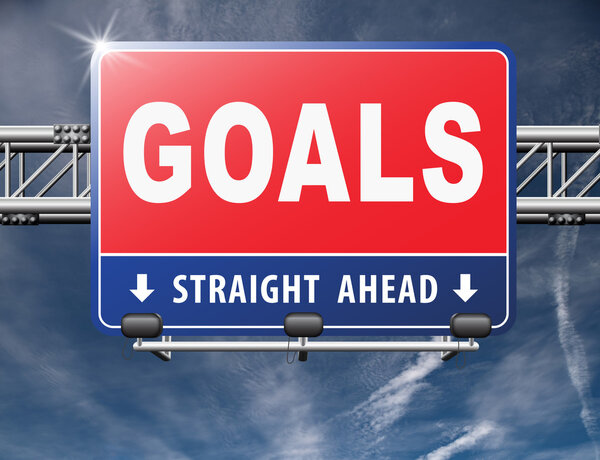 goals, road sign billboard