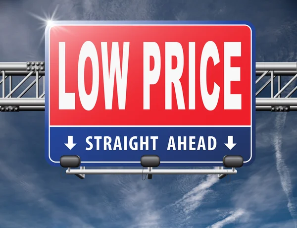 Lage prijs product promo — Stockfoto