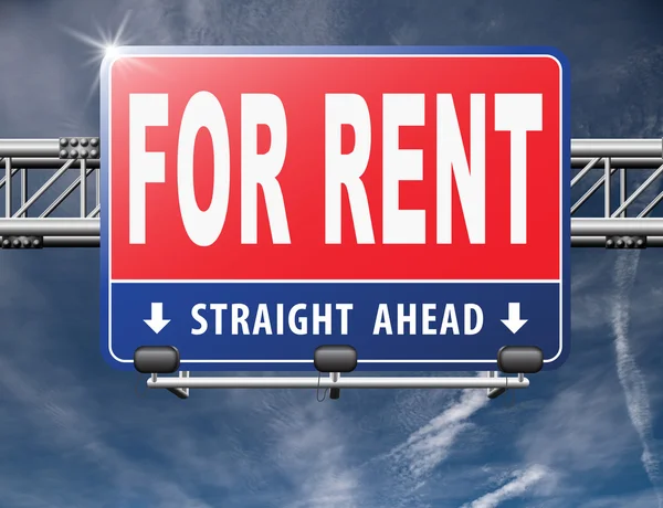 For rent sign — Stock Photo, Image