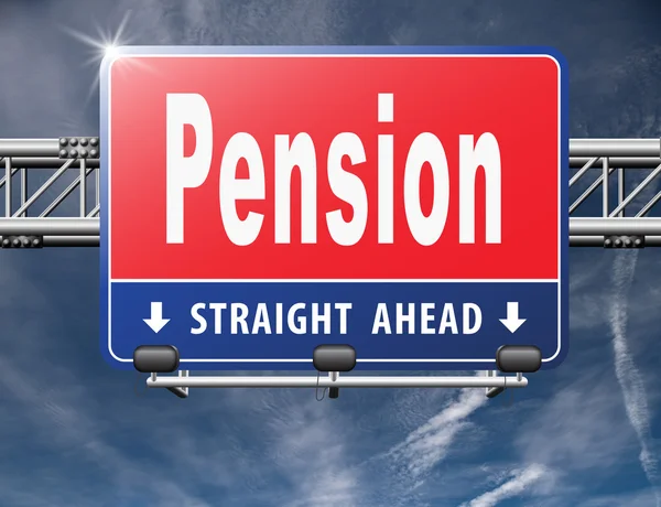 Pension fund and retirement regulation — Stock Photo, Image