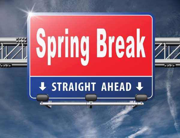 Spring break holidays — Stock Photo, Image