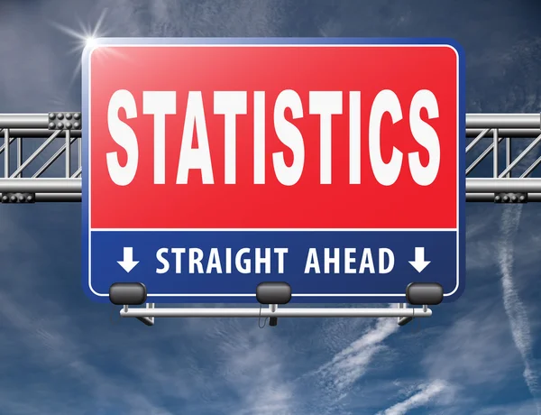 Statistics and data analysis — Stock Photo, Image