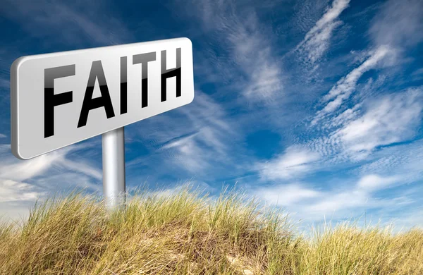 Faith trust and belief — Stock Photo, Image