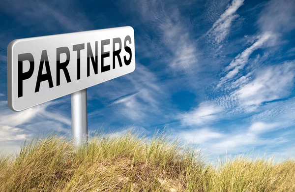 Partners our business partnership — Stock Photo, Image