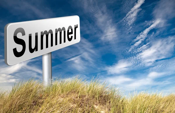 Sommerzeit für einen Urlaub — Stockfoto