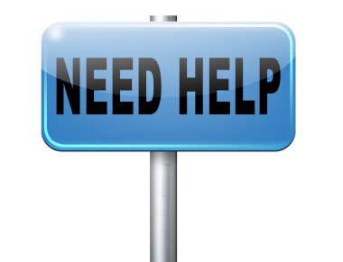 yol işareti billboard yardıma ihtiyacım var