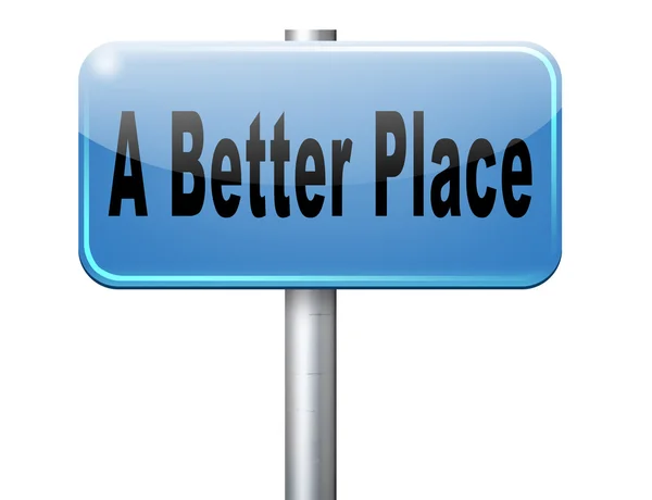 Better place working for change — Stock Photo, Image