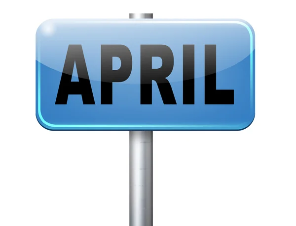 April spring month — Stock Photo, Image