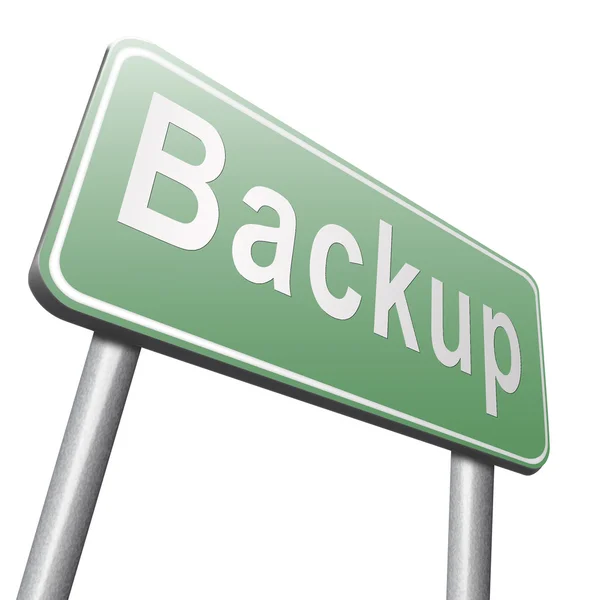 Backup data and software on copy — Stock Photo, Image