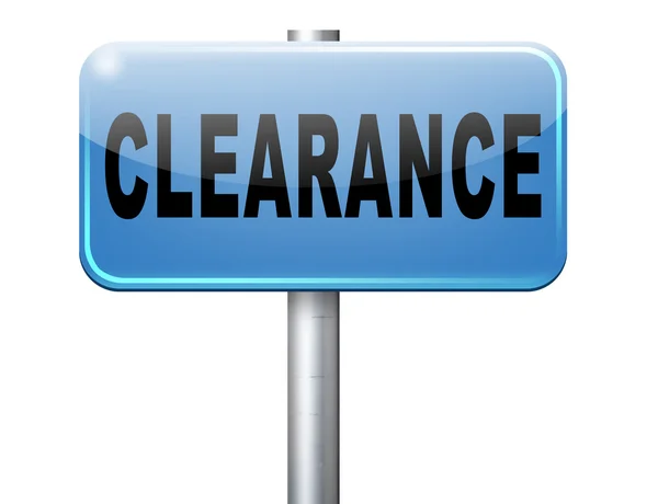 Clearance grand sale — Stock Photo, Image