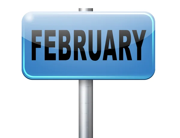 Koude winter maand februari — Stockfoto