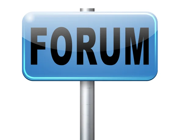 Forum Internet Ikone — Stockfoto