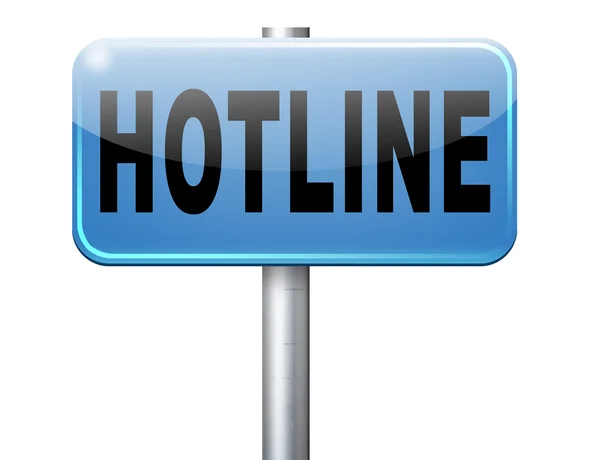 Hotline icon call center — Stock Photo, Image