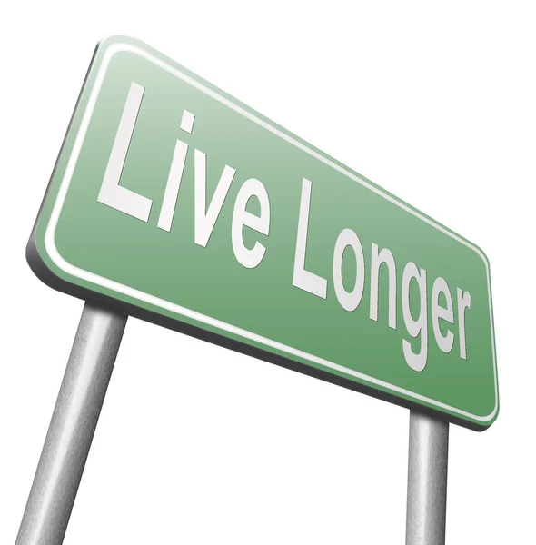 Live longer, living a long healthy live — Stock Photo, Image