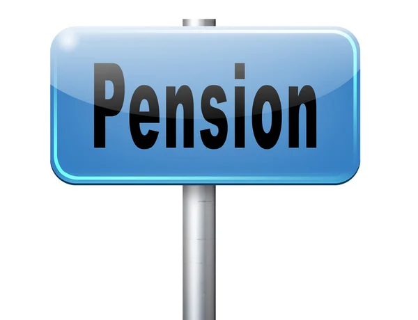 Fondo de pensiones y regulación de la jubilación — Foto de Stock