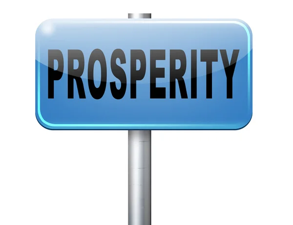 Prosperidad tener éxito en la vida y los negocios — Foto de Stock