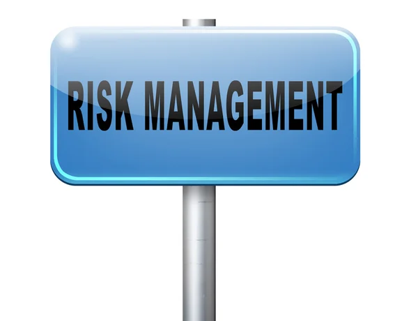 Risk management insurance — Stock Photo, Image