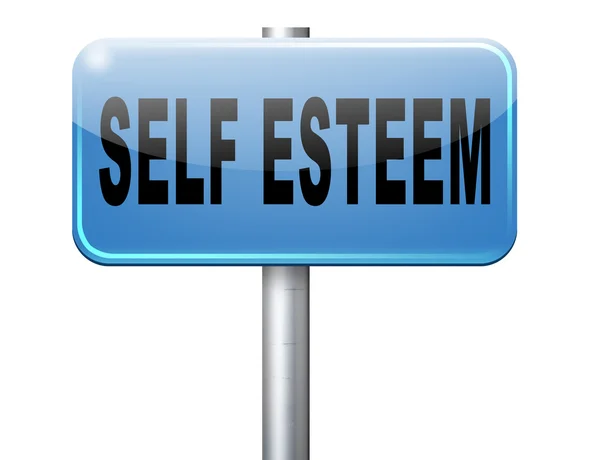 Self esteem of respecteren van vertrouwen — Stockfoto