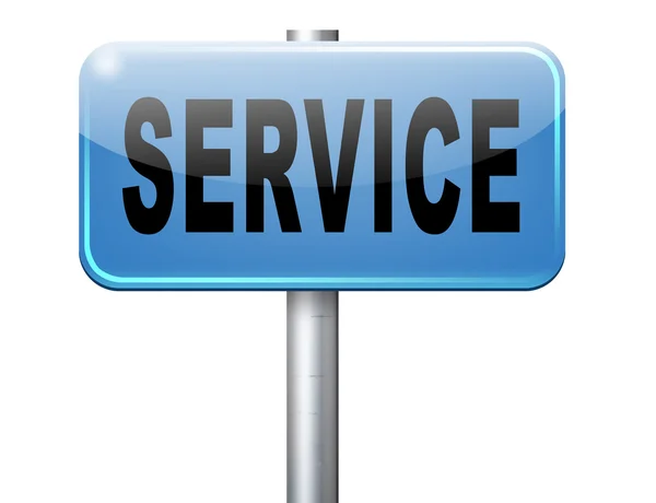 Service tecken online-hjälp — Stockfoto