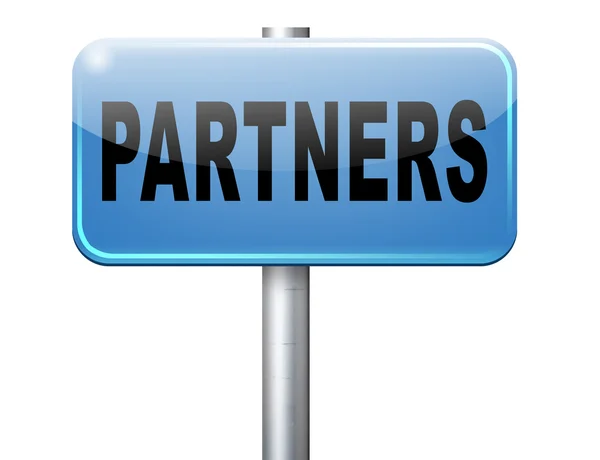 Partner la nostra partnership commerciale — Foto Stock