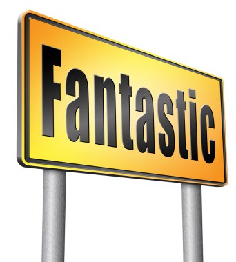 fantastik yol işareti billboard.