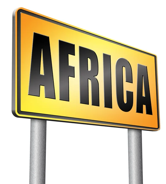 Африка континент туризм отдых и путешествия — стоковое фото