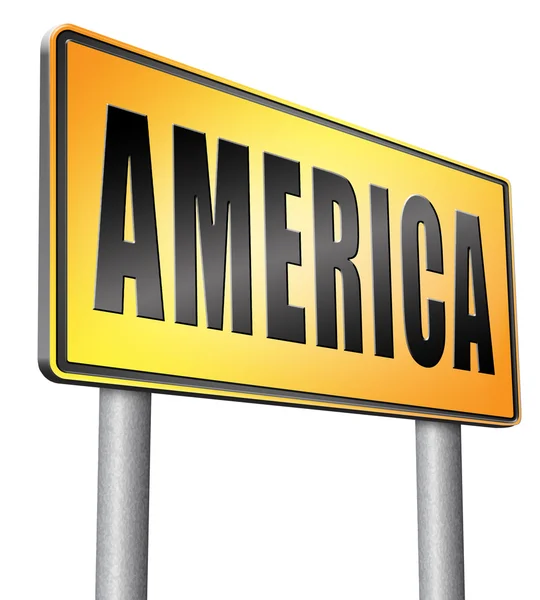 America tourism continent — Stock Photo, Image