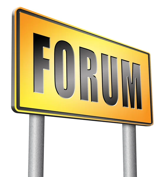 Forum internet icon — Stock Photo, Image