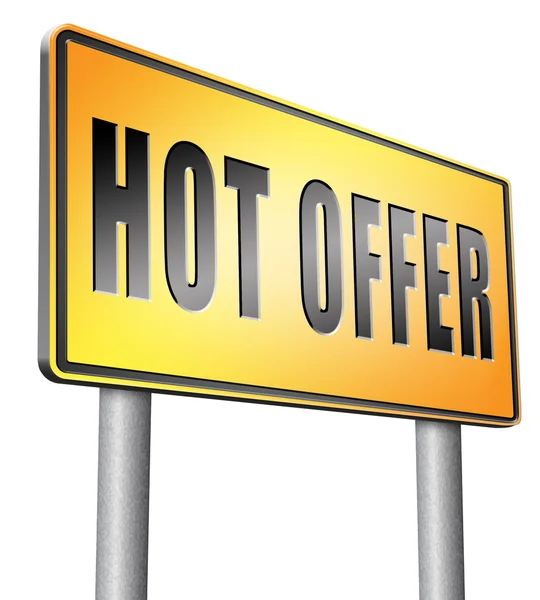 Hot offer best sales price — Stock Photo, Image