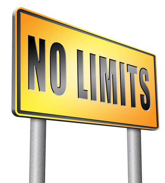 Дорожный знак без ограничений
