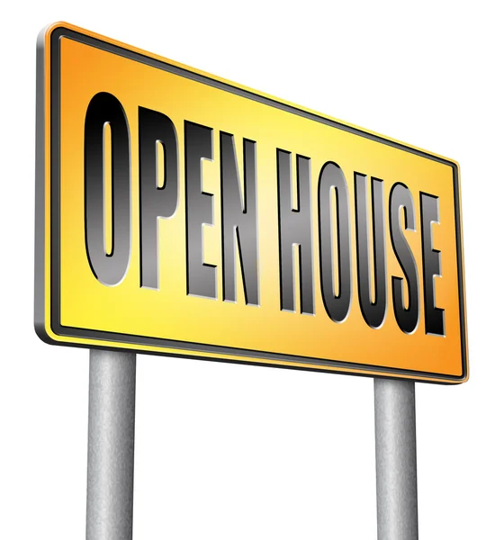 Open house or model house — Stock Photo, Image