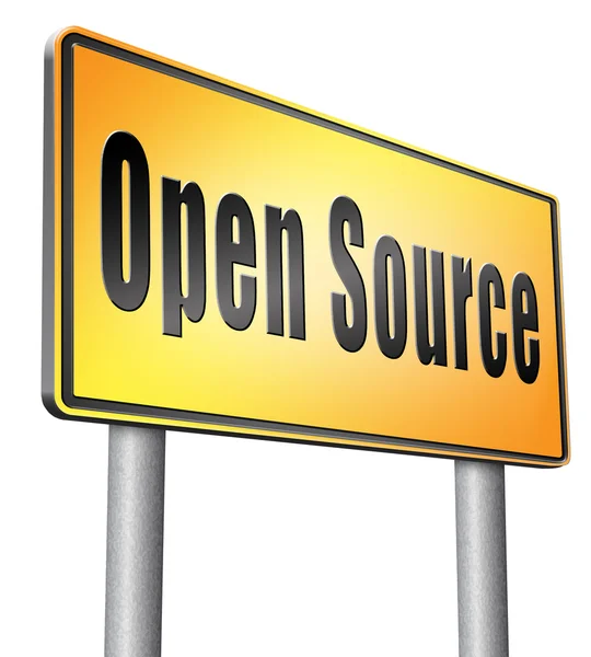 Programma open source — Foto Stock