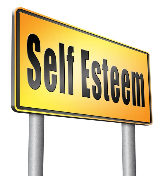 Self esteem or respect confidence — Stock Photo, Image