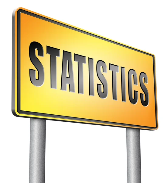 Statistik och dataanalys — Stockfoto