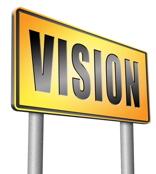 Vision eller vår politik i affärsstrategi — Stockfoto