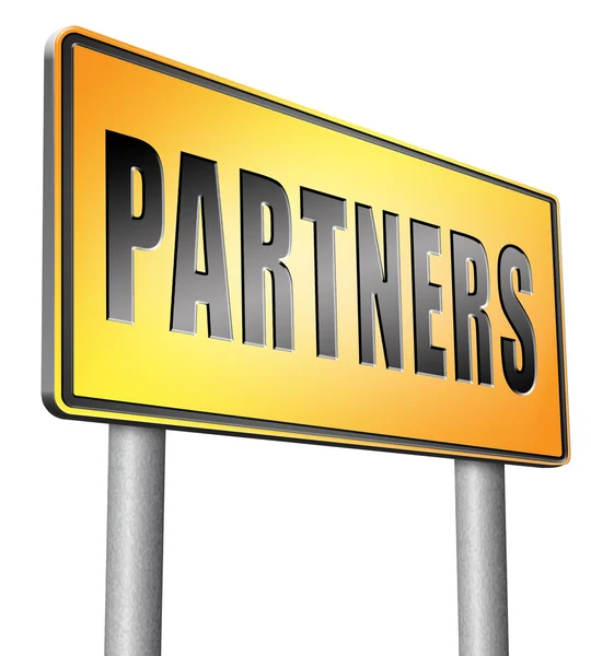 Partner la nostra partnership commerciale — Foto Stock