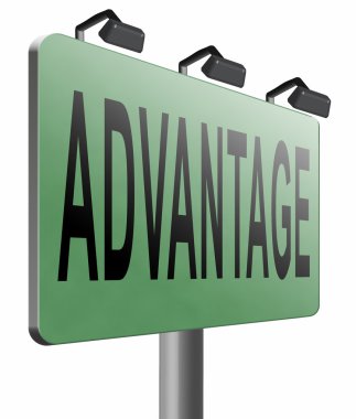 3d illüstrasyon izole, beyaz, avantajları